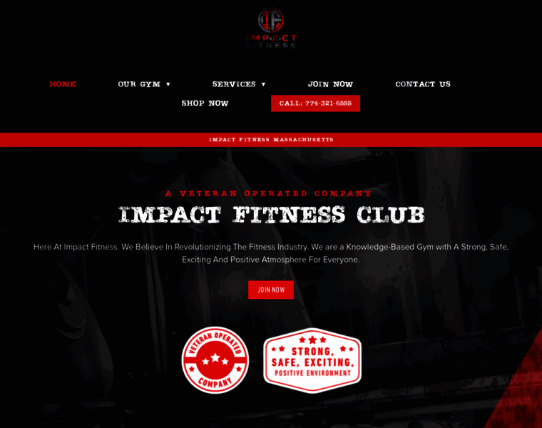 Impactfitness-club.com thumbnail