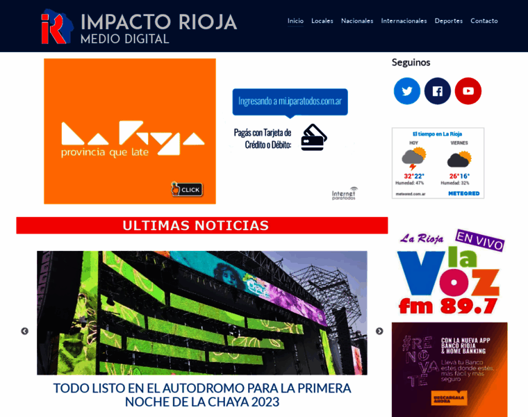 Impactorioja.com.ar thumbnail