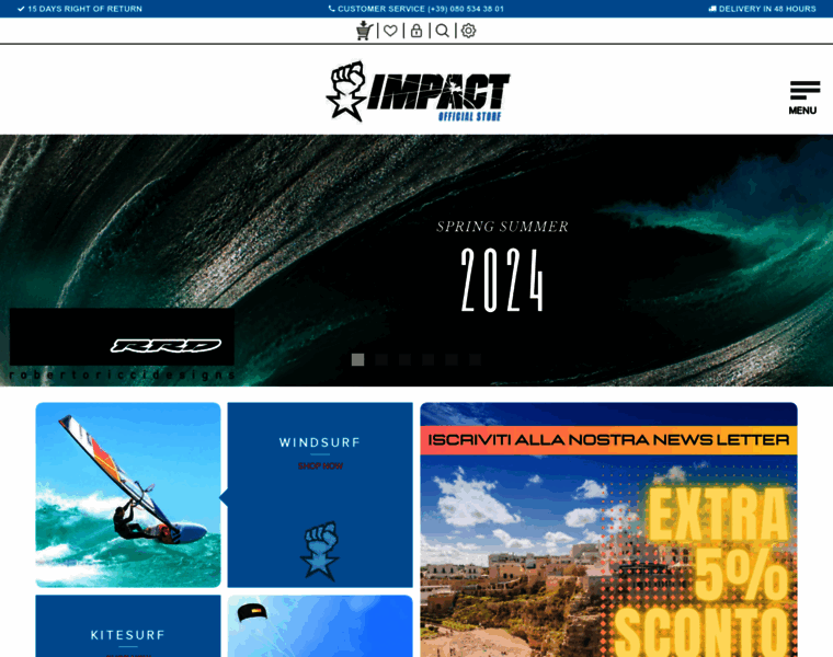Impactsurf.com thumbnail