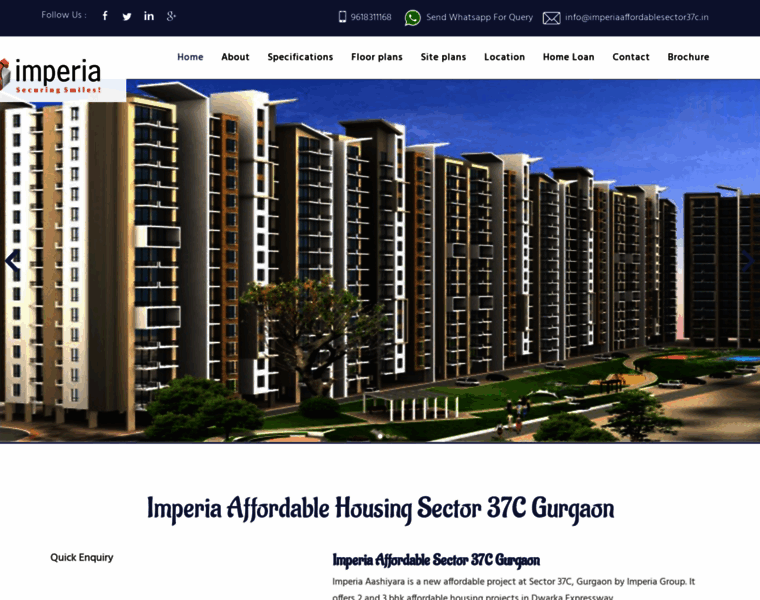 Imperiaaffordablesector37c.in thumbnail