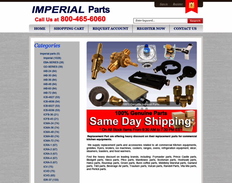 Imperial-parts.com thumbnail