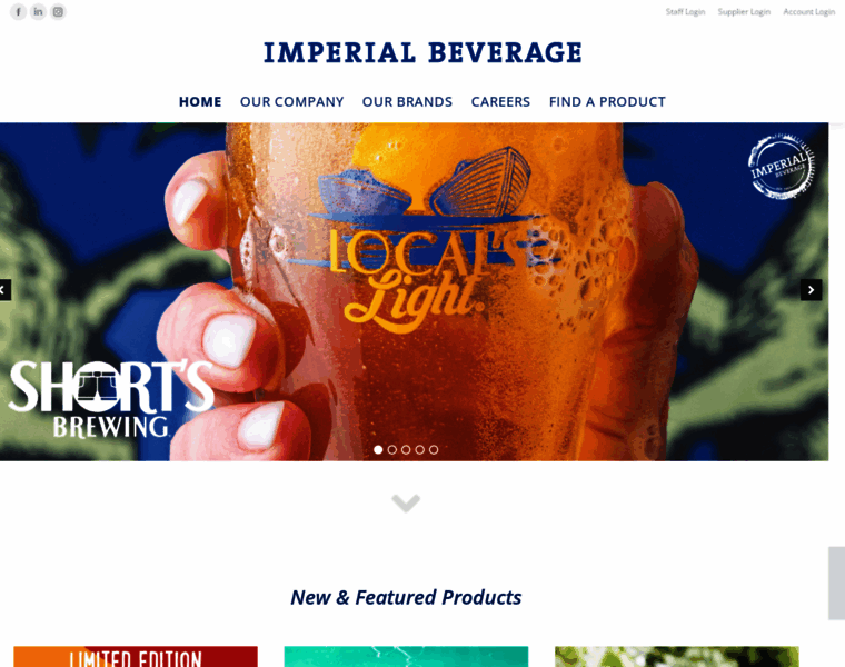 Imperialbeverage.com thumbnail