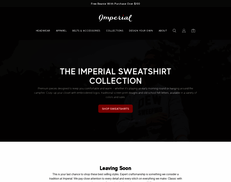 Imperialheadwear.com thumbnail