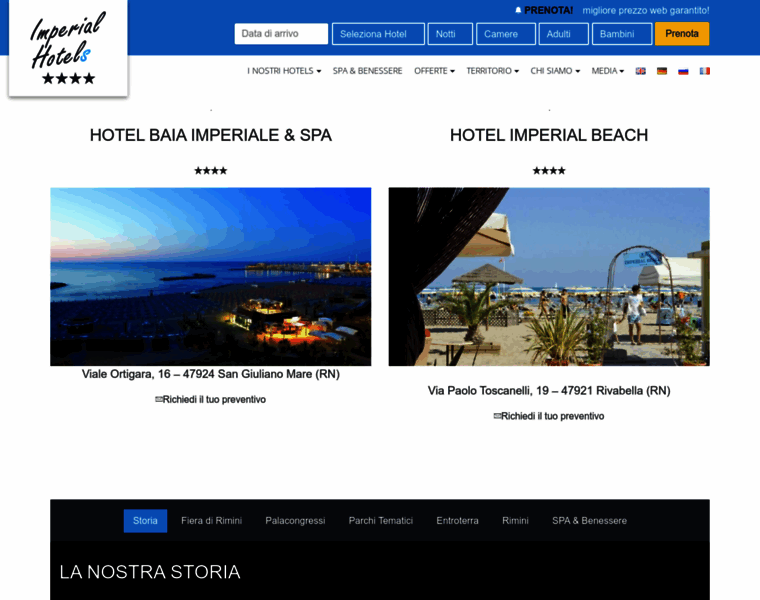 Imperialhotels.it thumbnail