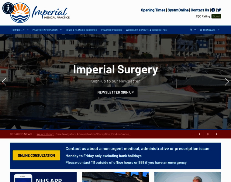 Imperialmedicalpractice.co.uk thumbnail