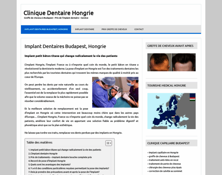 Implanthongrie.org thumbnail