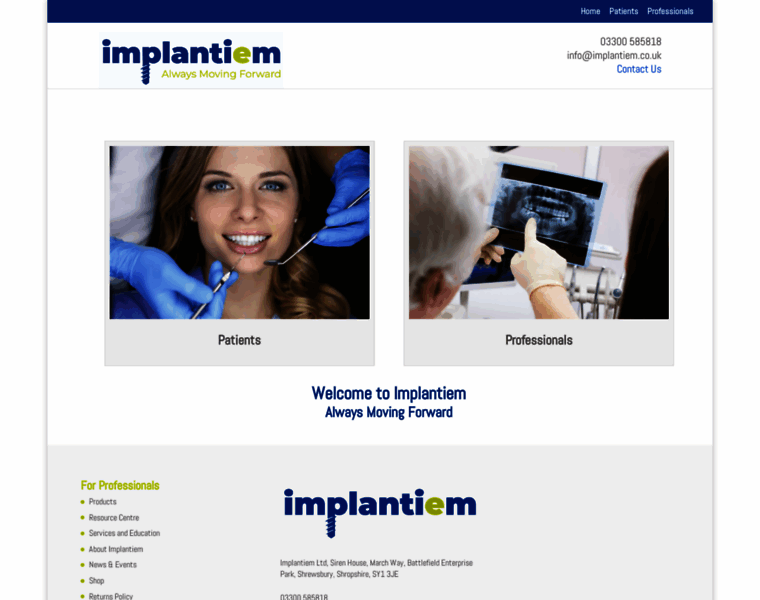 Implantium.co.uk thumbnail