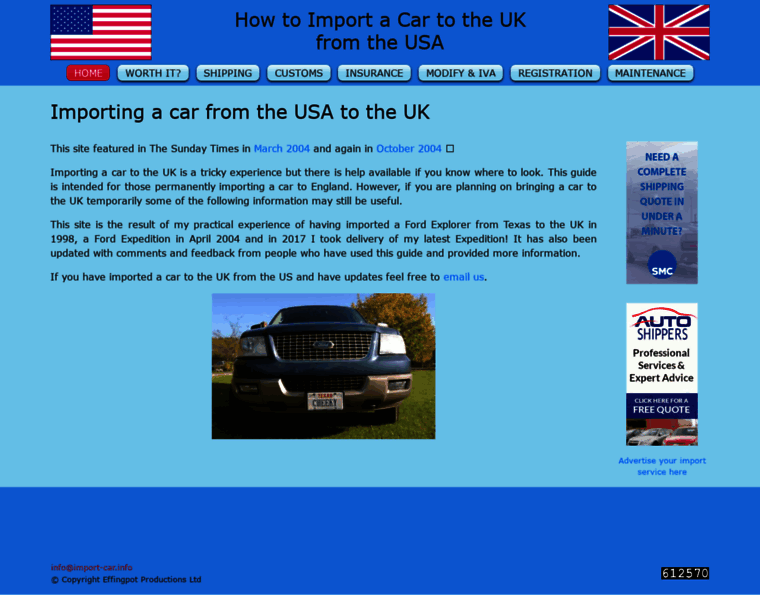 Import-car.info thumbnail
