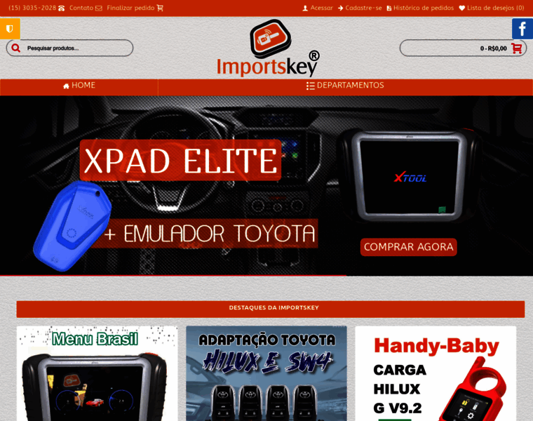 Importskey.com.br thumbnail