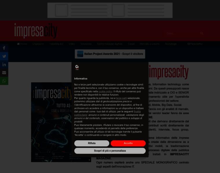 Impresacitymagazine.it thumbnail