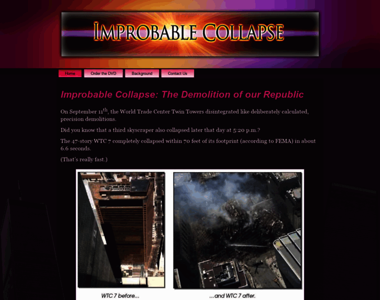 Improbablecollapse.com thumbnail