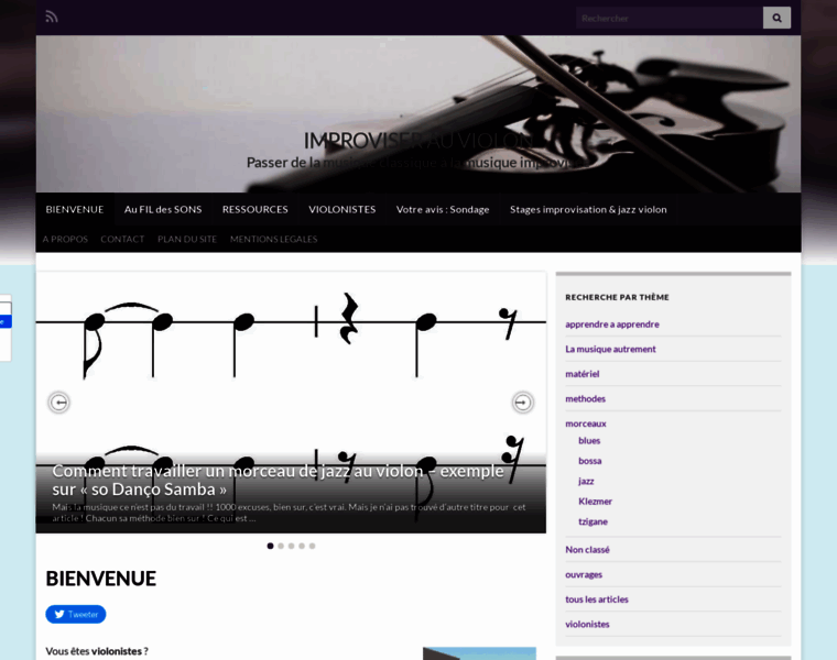 Improviser-au-violon.fr thumbnail