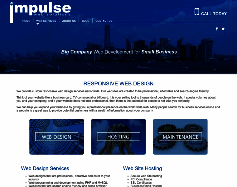 Impulsewebdesigns.com thumbnail