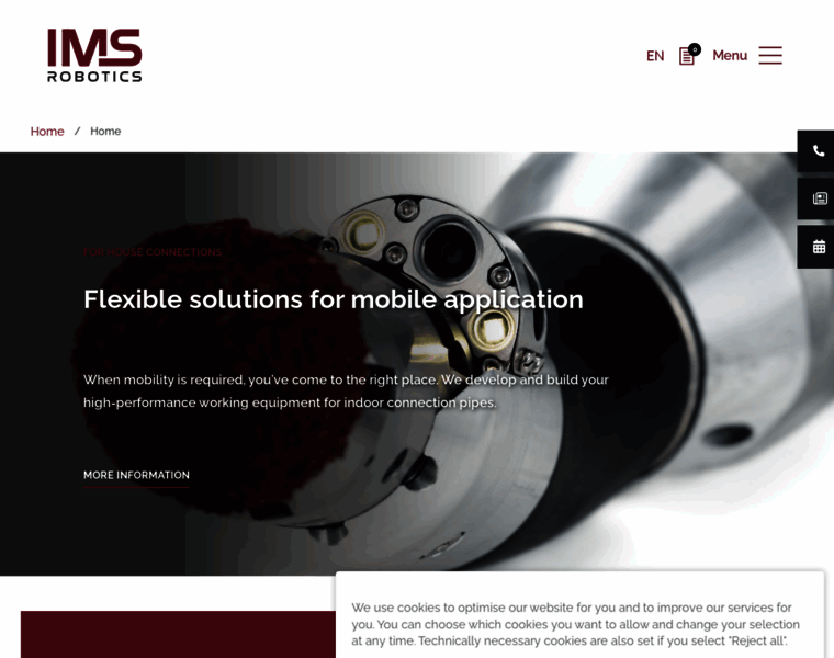 ims-robotics.de at WI. Milling robot for sewer work - trenchless