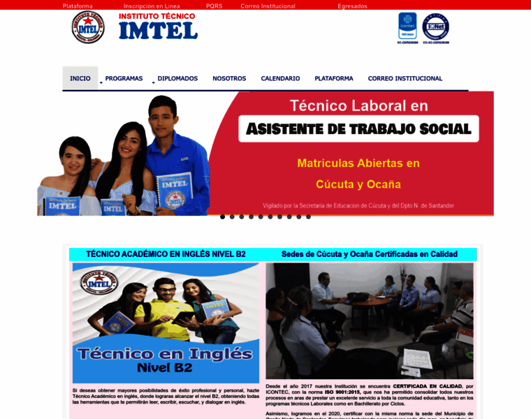 Imtel.edu.co thumbnail