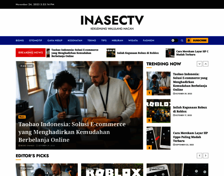 Inasectv.com thumbnail