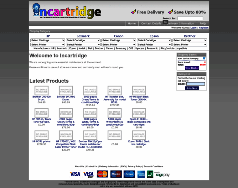 Incartridge.co.uk thumbnail