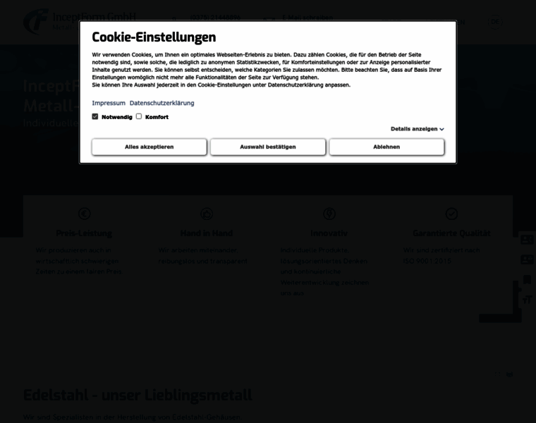 Inceptform.de thumbnail