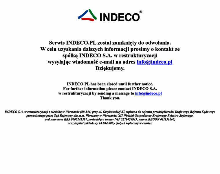 Indeco.pl thumbnail