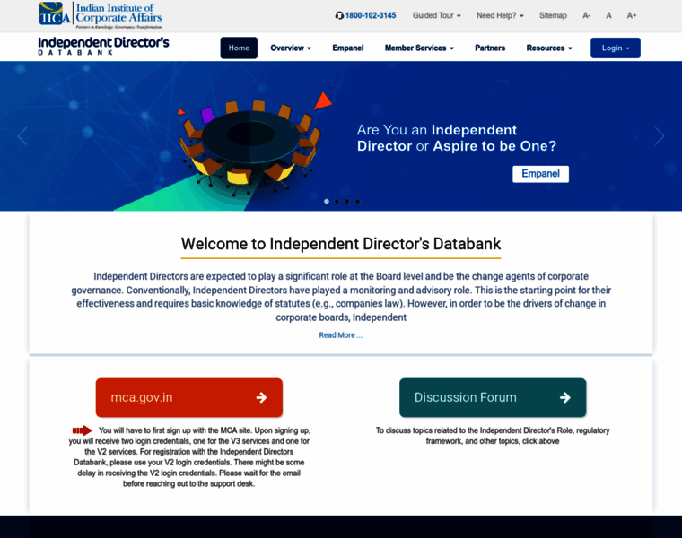 Independentdirectorsdatabank.in thumbnail