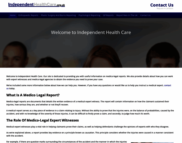 Independenthealthcare.org.uk thumbnail