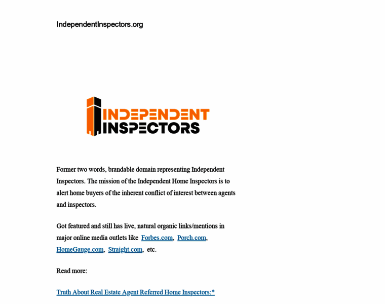 Independentinspectors.org thumbnail