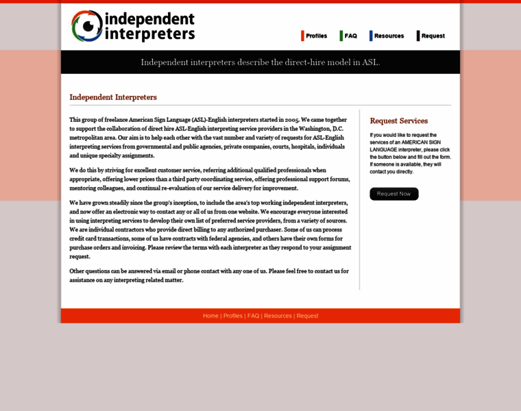 Independentinterpreters.com thumbnail