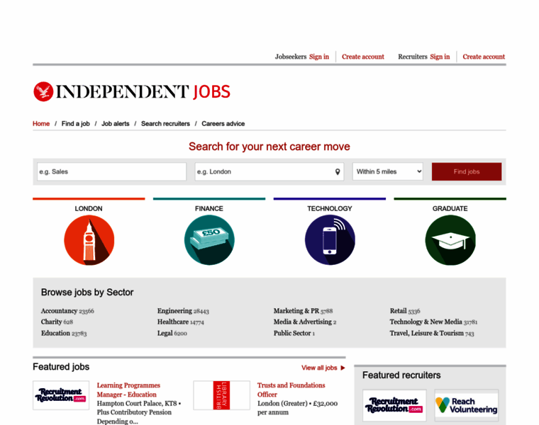 Independentjobs.independent.co.uk thumbnail
