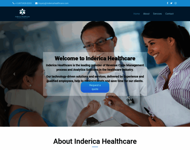 Indericahealthcare.com thumbnail