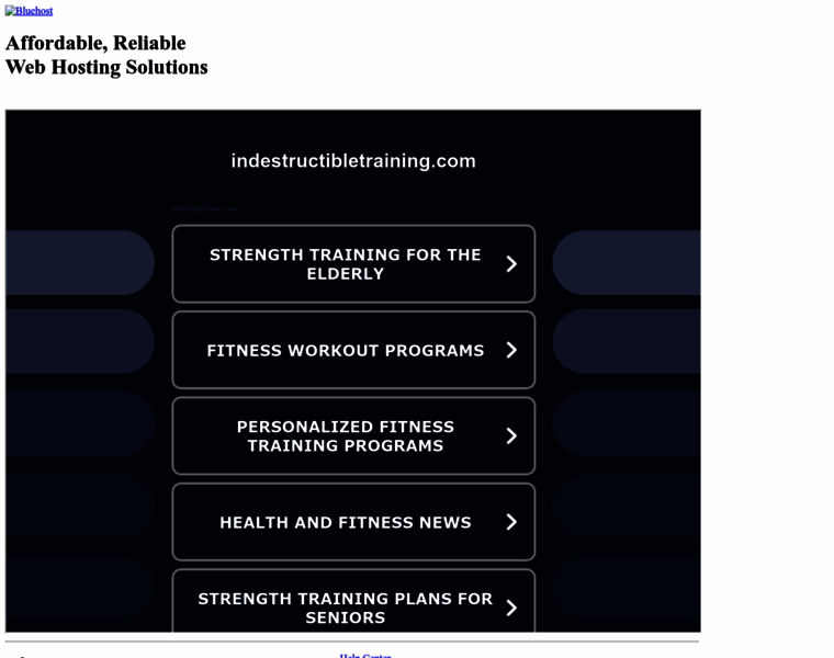 Indestructibletraining.com thumbnail Indestructibletraining.com thumbnail