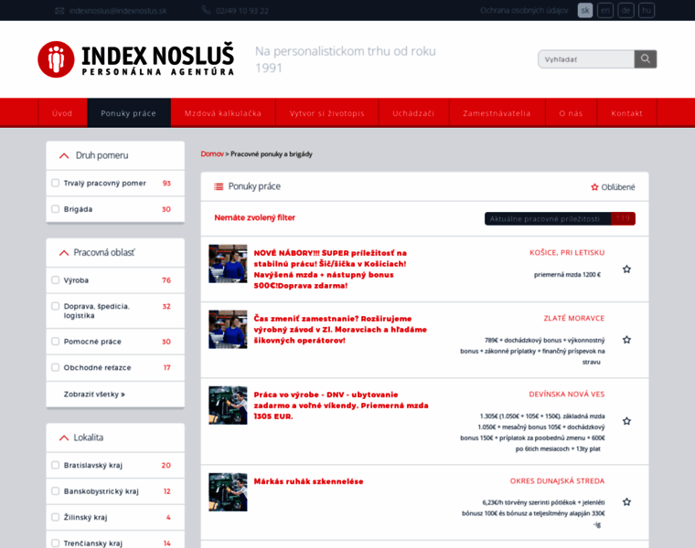 Indexnoslus.sk thumbnail