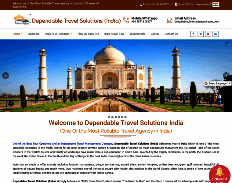 India-tourismpackages.com thumbnail