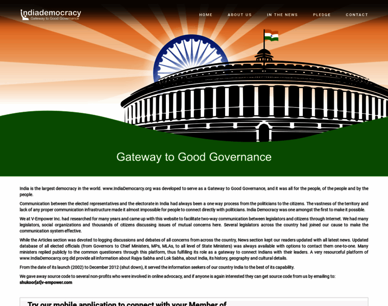 Indiademocracy.org thumbnail
