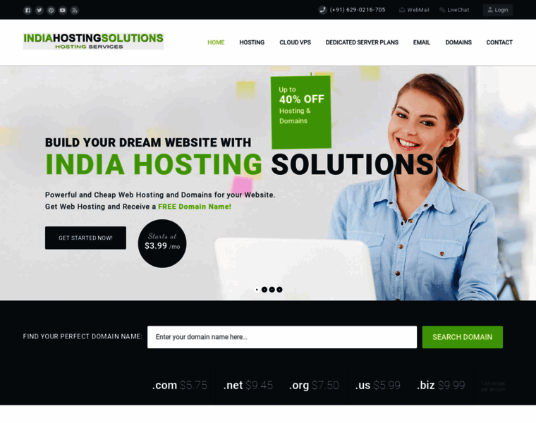Indiahostingsolutions.in thumbnail