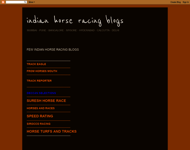 Indian-horseracingblogs.blogspot.in thumbnail