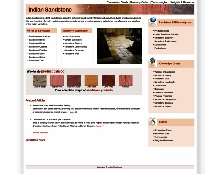 Indian-sandstone.com thumbnail