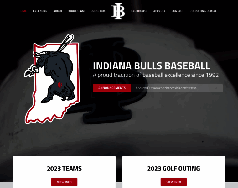 Indianabullsbaseball.org thumbnail