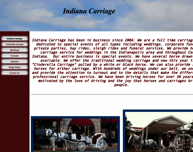 Indianacarriage.com thumbnail
