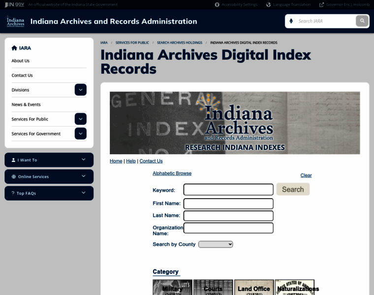 Indianadigitalarchives.org thumbnail