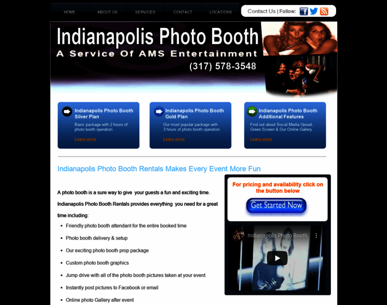 Indianapolisphotoboothrentals.com thumbnail