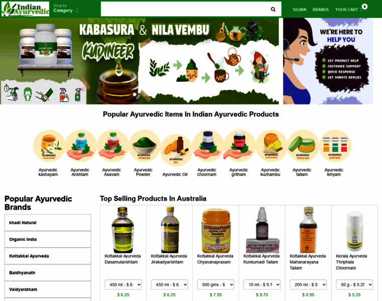 Indianayurvedicproducts.com thumbnail