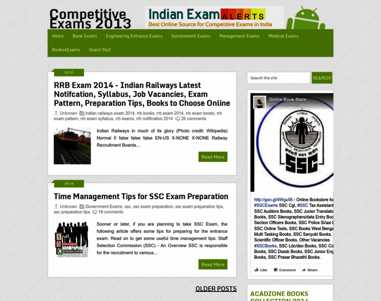 Indianexamalerts.blogspot.in thumbnail