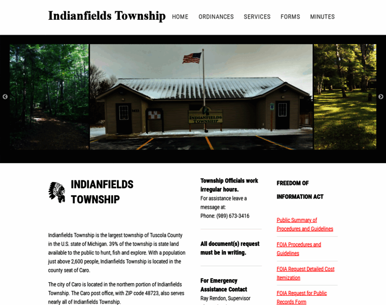 Indianfieldstownship.org thumbnail