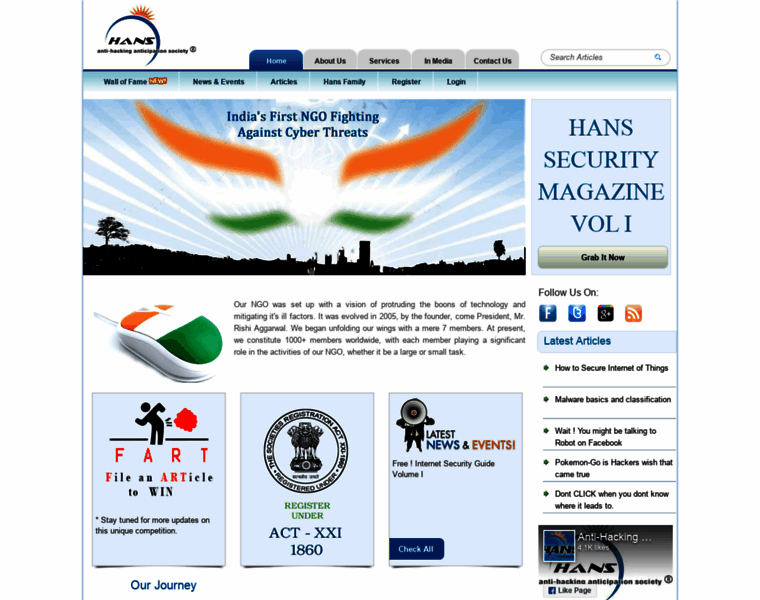 Indianhans.org thumbnail