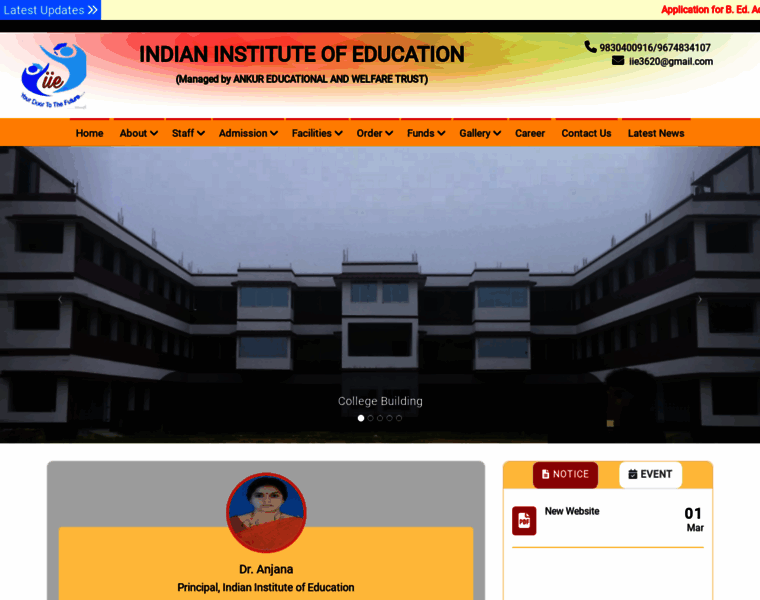 Indianinstituteofeducation.in thumbnail