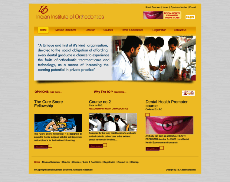 Indianinstituteoforthodontics.com thumbnail