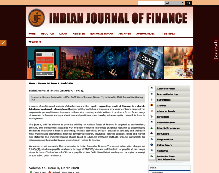 Indianjournaloffinance.co.in thumbnail