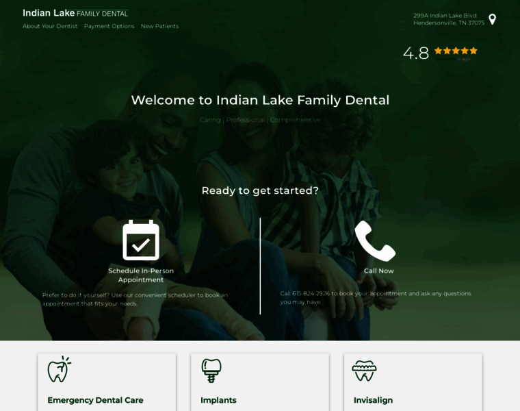 Indianlakefamilydental.com thumbnail