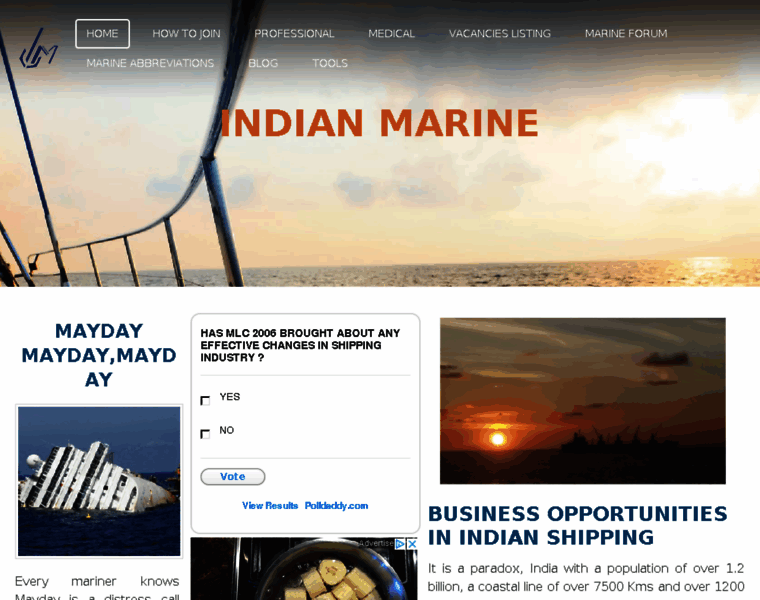 Indianmarine.com thumbnail