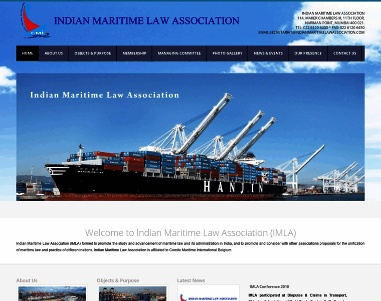 Indianmaritimelawassociation.com thumbnail
